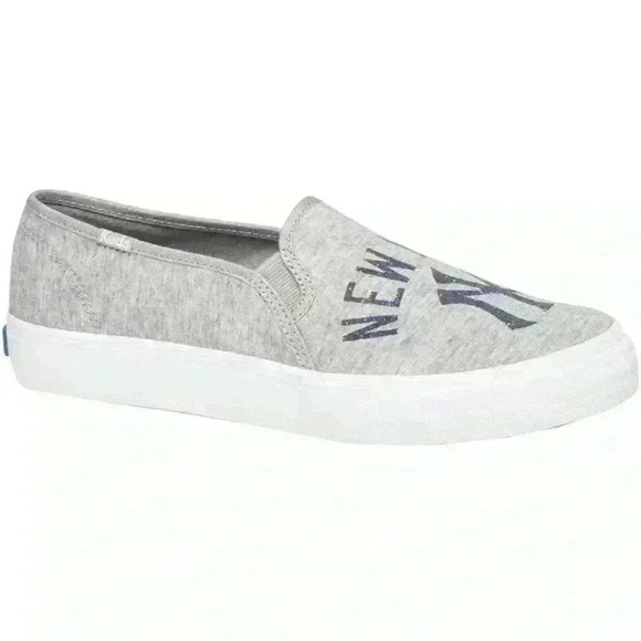 Women’s KEDS Double Decker MLB New York Yankees Gray Slip on Sneaker- Size 8.5 - Picture 2 of 14